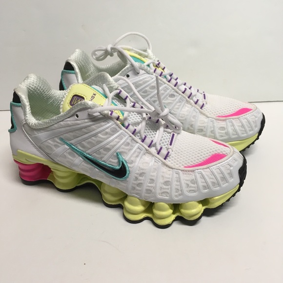 nike shox multicolor